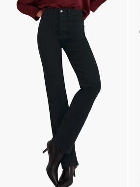 Favorite Daughter The Vivi high rise long straight jeans Kingsley black 26